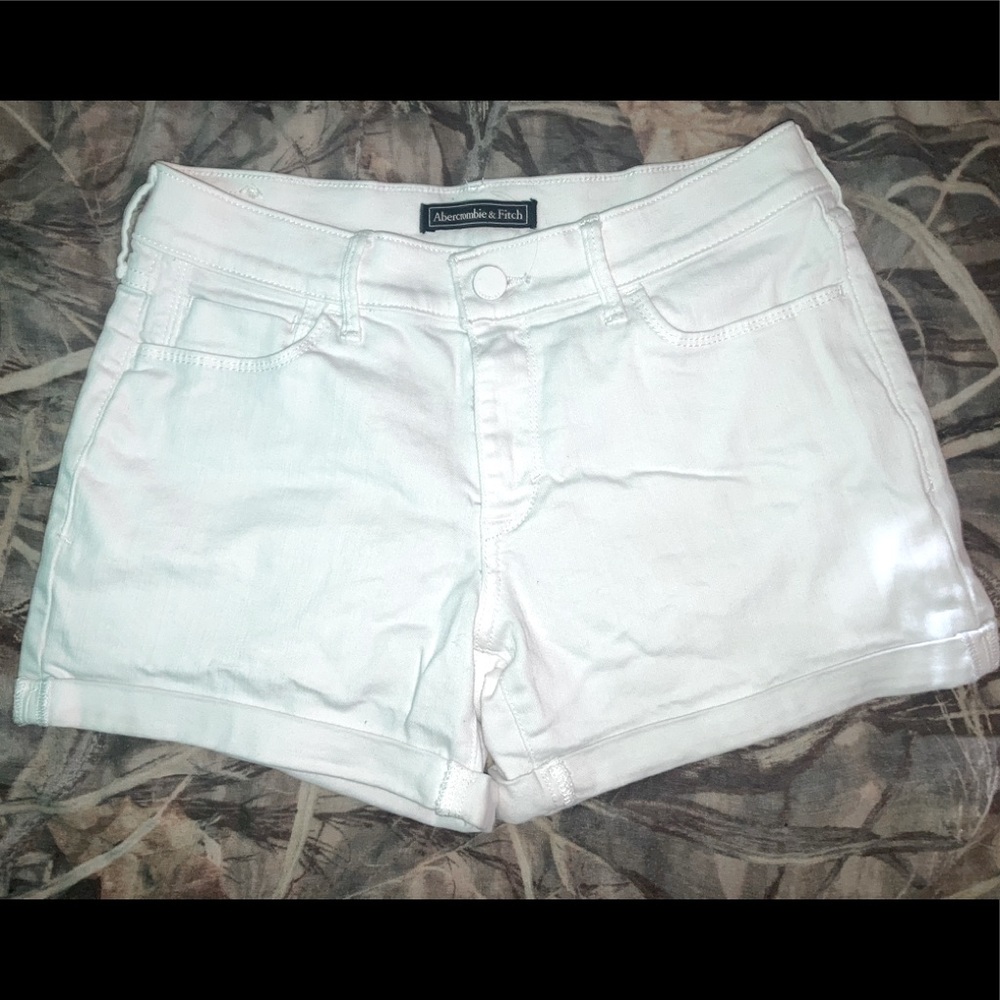 White A&F Shorts size: 24